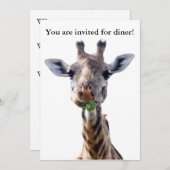 Invitation Vous êtes invité à dîner ! (Devant / Derrière)