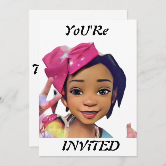 Invitation Vous êtes invité à participer  (Devant / Derrière)