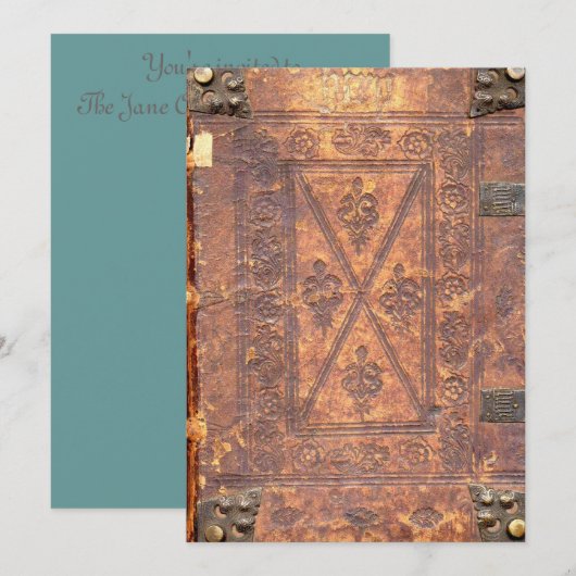 Invitation Vous êtes invité à un bal masqué Régence (Devant / Derrière)