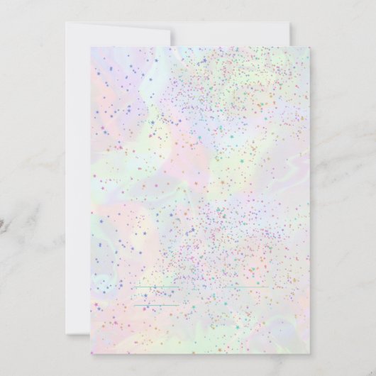 Invitation Vous êtes invité à une fabuleuse fête d'anniversai (Dos)