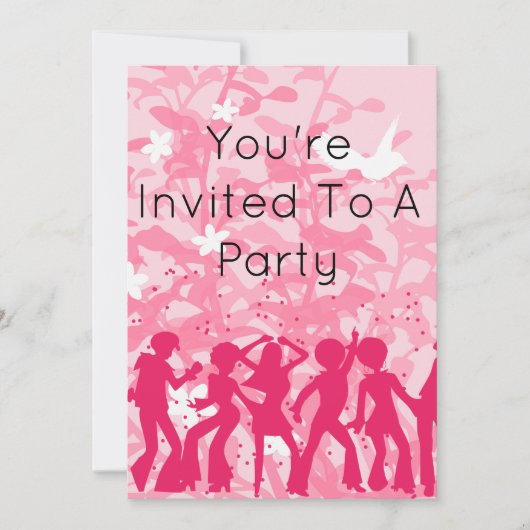 Invitation Vous êtes invité à une fête (Devant)