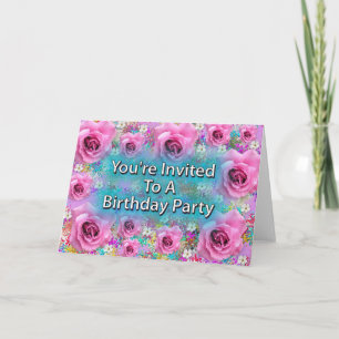 Invitation Vous êtes invité à une fête d'anniversaire