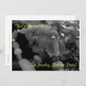 Invitation Vous êtes invité à une fête de fabrication de bijo (Devant / Derrière)