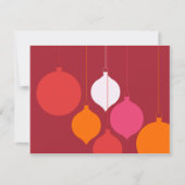 Invitation Vous êtes invité à une fête de vacances (Devant)