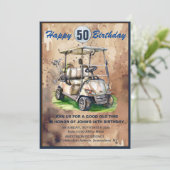 Invitation Vous êtes invité à une Fif-tee Golf Party ! (Debout devant)