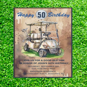 Invitation Vous êtes invité à une Fif-tee Golf Party !