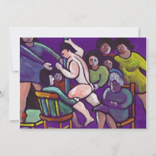 INVITATION VOUS ÊTES INVITÉ À UNE NUIT DE DAMES (Devant)