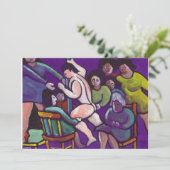 INVITATION VOUS ÊTES INVITÉ À UNE NUIT DE DAMES (Debout devant)