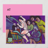 INVITATION VOUS ÊTES INVITÉ À UNE NUIT DE DAMES (Devant / Derrière)