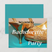 Invitation Vous êtes invité à une soirée de bachelorette (Devant / Derrière)