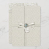 Invitation Vous êtes invité(e) Mariage de présentation à la c (Devant / Derrière)