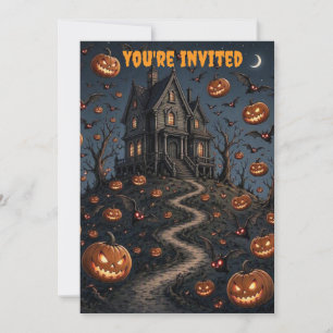 Invitation Vous êtes invité Halloween