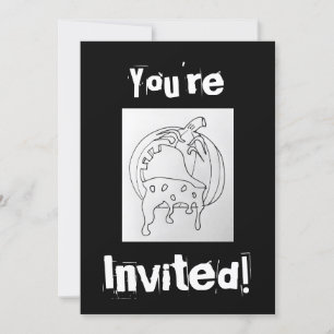 Invitation Vous êtes invité Happy Halloween Sick Jack O'Lante
