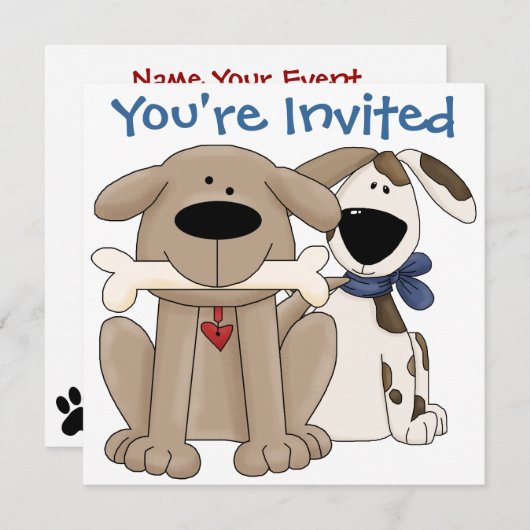 Invitation Vous êtes invité ! par SRF (Devant / Derrière)