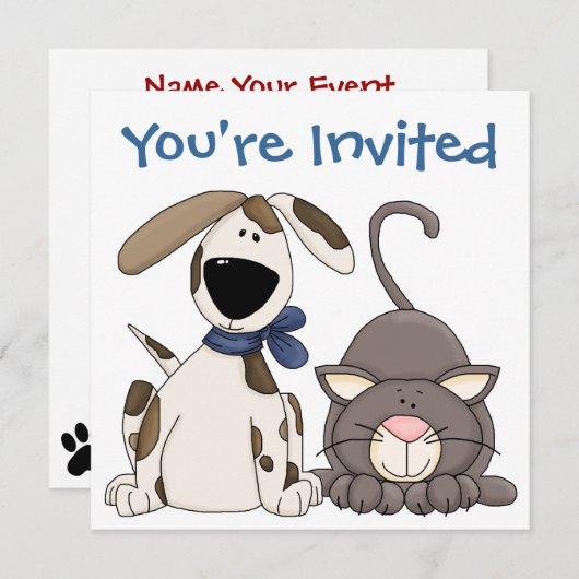 Invitation Vous êtes invité ! par SRF (Devant / Derrière)