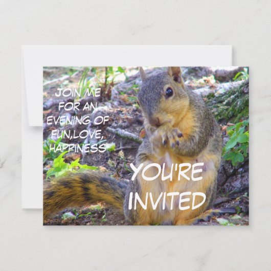 Invitation Vous êtes invité, Rejoignez-moi_ (Devant)