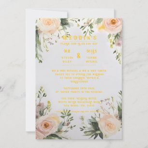 Invitation Vous êtes invité : Une célébration de l'amour