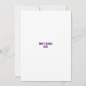 Invitation Vous êtes invités ! (Dos)