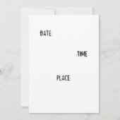 Invitation Vous êtes invités… (Dos)