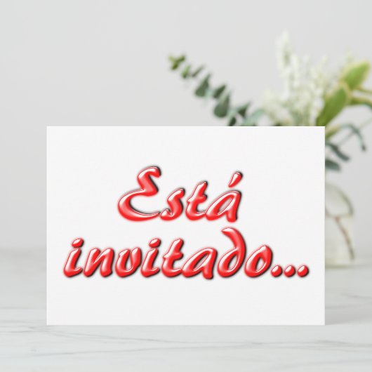 Invitation Vous êtes invités (Debout devant)