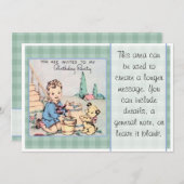 Invitation Vous êtes invités à ma fête d'anniversaire (Devant / Derrière)