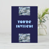 Invitation Vous êtes invités !-Invitation Camo Look (Debout devant)