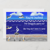 Invitation Vous êtes invités, Les mouettes ne l'étaient pas à (Devant)