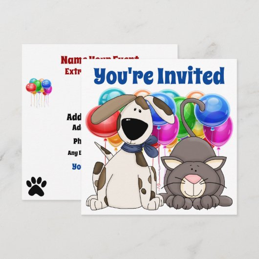 Invitation Vous êtes invités ! par SRF (Devant / Derrière)