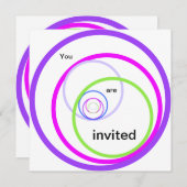 Invitation Vous êtes invités. Rejoignez-nous (Devant / Derrière)