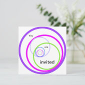 Invitation Vous êtes invités. Rejoignez-nous (Debout devant)