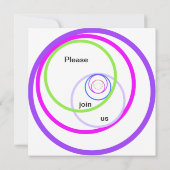 Invitation Vous êtes invités. Rejoignez-nous (Dos)