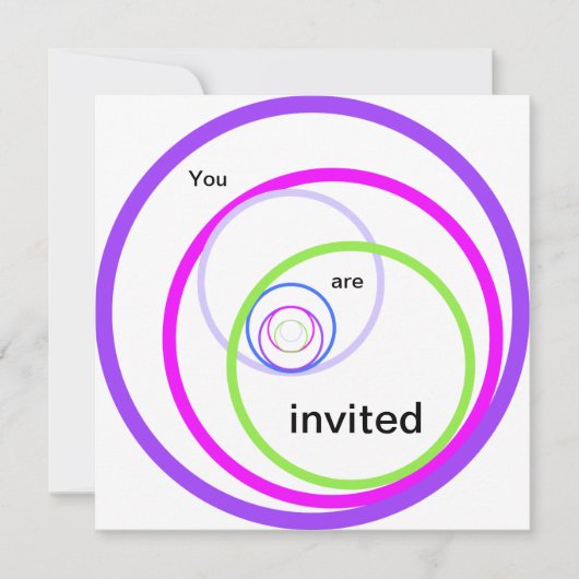 Invitation Vous êtes invités. Rejoignez-nous (Devant)