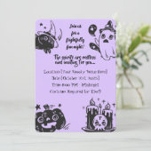 Invitation Vous êtes invités… si vous osez ! Enfants mignons (Debout devant)