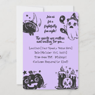 Invitation Vous êtes invités… si vous osez! Halloween pour en
