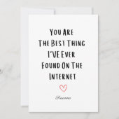 Invitation Vous Êtes La Meilleure Chose Que J'Ai Jamais Trouv (Devant)