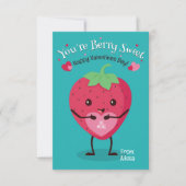Invitation Vous êtes la Saint Valentin Berry Sweet (Devant)