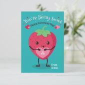 Invitation Vous êtes la Saint Valentin Berry Sweet (Debout devant)