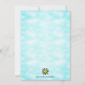 Invitation Vous Êtes Mon Sunshine Baby Nuetral Douche Invitat (Dos)