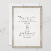 Invitation Vous êtes mon Sunshine Orange/Turquoise/Crème (Dos)