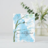 Invitation Vous êtes oiseau invité en collage d'abrégé sur (Debout devant)