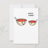 Invitation Vous êtes Souper Cook et Soup Loover (Dos)