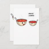 Invitation Vous êtes Souper Cook et Soup Loover (Devant / Derrière)
