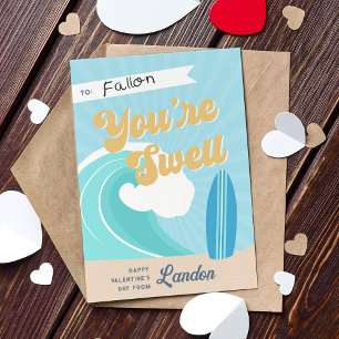 Invitation Vous êtes Swell Surfer Classroom Valentines Day Ca