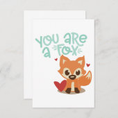 Invitation vous êtes un FOX (Devant / Derrière)