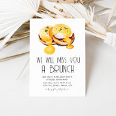 Invitation Vous Manquerez Un Brunch Retraite