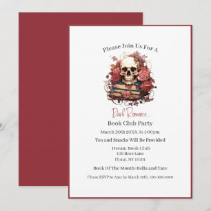 Invitation Vous m'avez conquise avec Dark Romance, Book Club