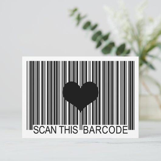 INVITATION VOUS ME MANQUEZ BARCODE (Debout devant)