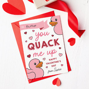 Invitation Vous Me Quack En Classe Valentines Day Card