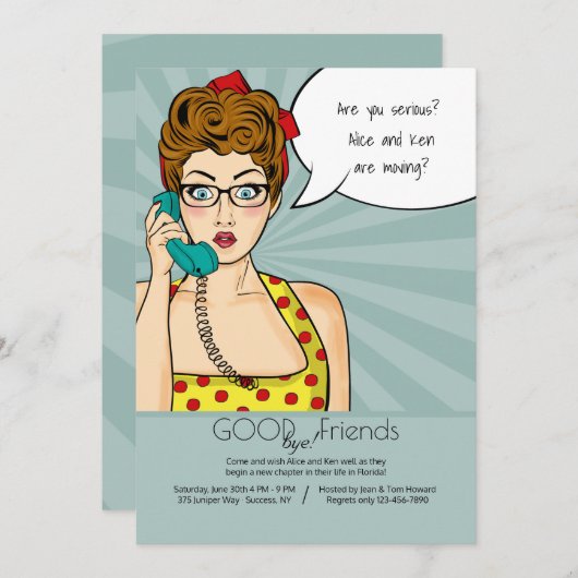 Invitation Vous ne dites pas l'invitation (Devant / Derrière)