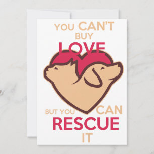 Invitation Vous ne pouvez pas acheter l'amour mais vous pouve